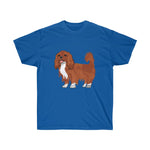 Ruby Cavalier King Charles Spaniel Unisex Ultra Cotton Tee, S - 5XL, 15 Colors, 100% Cotton, FREE Shipping, Made in the USA!!