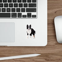 Border Collie Die-Cut Stickers, 5 Sizes, Water Resistant Vinyl, Waterproof Adhesive, Indoor/Outdoor, Matte Finish, FREE Shipping, Made in USA!!