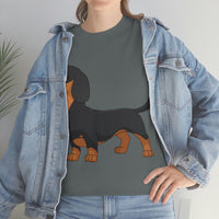 Dachshund Unisex Heavy Cotton Tee, S - 5XL, 12 Colors, Light Fabric, FREE Shipping, Made in USA!!