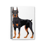 Doberman Pinscher Spiral Notebook - Ruled Line