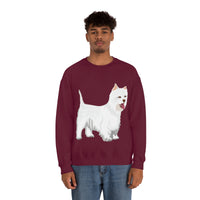 West Highland White Terrier Unisex Heavy Blend™ Crewneck Sweatshirt, S - 5XL, Cotton/Polyester, FREE Shipping, Made in USA!!