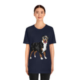 Australian Shepherd Unisex Jersey Short Sleeve Tee, XS-3XL, 14 Colors, Soft Cotton, Light Fabric, FREE Shipping, Made in USA!!
