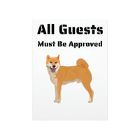 Shiba Inu Premium Matte Vertical Poster, 7 Sizes, Indoor Use, 175 gsm Fine Art Paper, FREE Shipping, Made in USA!!