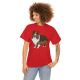 Shetland Sheepdog Unisex Heavy Cotton Tee