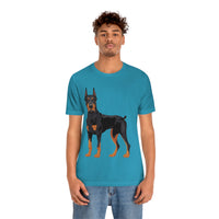 Doberman Pinscher Unisex Jersey Short Sleeve Tee