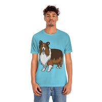 Shetland Sheepdog Unisex Jersey Short Sleeve Tee