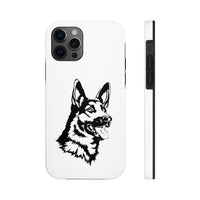 German Shepherd Case Mate Tough Phone Cases, Over 30 Sizes, Impact Resistant, Rubber Liner, FREE Shipping, Made in USA!!