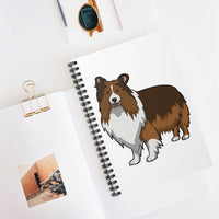 Shetland Sheepdog Spiral Notebook - Ruled Line