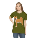 Shiba Inu Unisex Jersey Short Sleeve Tee, S - 3XL, 16 Colors, 100% Cotton, Light Fabric, FREE Shipping, Made in USA!!