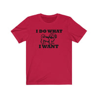 I Do What I Want Shih Tzu Unisex Jersey Short Sleeve Tee