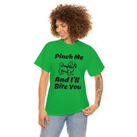 Pinch Me And I'll Bite You Shih Tzu Unisex Heavy Cotton Tee, S - 5XL, 3 Colors, Medium Fabric, FREE Shipping, Made in USA!!
