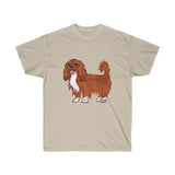 Ruby Cavalier King Charles Spaniel Unisex Ultra Cotton Tee, S - 5XL, 15 Colors, 100% Cotton, FREE Shipping, Made in the USA!!