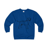 Labrador Retriever Sweatshirt, Unisex Heavyweight Fleece Crew