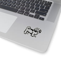 Shih Tzu Kiss-Cut Stickers
