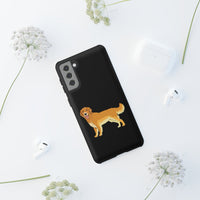 Golden Retriever Cell Phone Cases, Samsung, iPhone, Google, Impact Resistant, Dual Layer for Protection, FREE Shipping, Made in USA!!