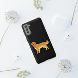 Golden Retriever Cell Phone Cases, Samsung, iPhone, Google, Impact Resistant, Dual Layer for Protection, FREE Shipping, Made in USA!!