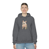 French Bulldog Unisex Heavy Blend Hooded Sweatshirt, S - 5XL, 12 Colors, FREE Shipping, Made in USA!!