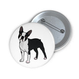 Boston Terrier Custom Pin Buttons