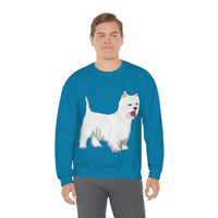 West Highland White Terrier Unisex Heavy Blend™ Crewneck Sweatshirt, S - 5XL, Cotton/Polyester, FREE Shipping, Made in USA!!