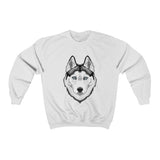 Siberian Husky Unisex Heavy Blend™ Crewneck Sweatshirt, S - 5XL, 7 Colors, FREE Shipping, Made in USA!!