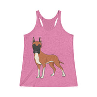 Great Dane Women's Tri-Blend Racerback Tank