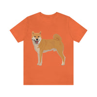 Shiba Inu Unisex Jersey Short Sleeve Tee, S - 3XL, 16 Colors, 100% Cotton, Light Fabric, FREE Shipping, Made in USA!!