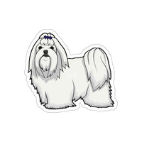 Shih Tzu Die-Cut Stickers, Water Resistant Vinyl, 5 Sizes, Matte Finish, Indoor/Outdoor, FREE Shipping, Made in USA!!