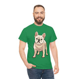 French Bulldog Unisex Heavy Cotton Tee, S - 5XL, 12 Colors, Light Fabric, FREE Shipping, Made in USA!!