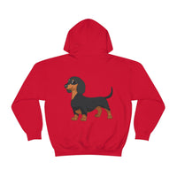 Dachshund Unisex Heavy Blend™ Hooded Sweatshirt, S - 5XL, 13 Colors, Cotton/Polyester, FREE Shipping, Made in USA!!