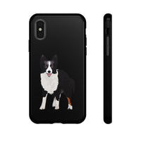 Border Collie Tough Cell Phone Cases, iPhone, Double Layer Case, Impact Resistant, Photo Print Quality, FREE Shipping, Made in the USA!!