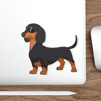 Dachshund Die-Cut Stickers, Water Resistant Vinyl, 5 Sizes, Matte Finish, Indoor/Outdoor, FREE Shipping, Made in USA!!