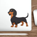 Dachshund Die-Cut Stickers, Water Resistant Vinyl, 5 Sizes, Matte Finish, Indoor/Outdoor, FREE Shipping, Made in USA!!