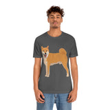 Shiba Inu Unisex Jersey Short Sleeve Tee, S - 3XL, 16 Colors, 100% Cotton, Light Fabric, FREE Shipping, Made in USA!!