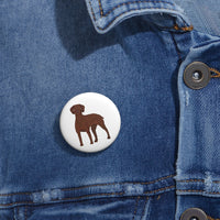 Vizsla Custom Pin Buttons, 3 Sizes, Strong Safety Pin Backing, Made in the USA!!