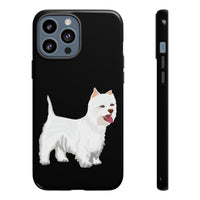 West Highland White Terrier Tough Cell Phone Cases, Impact Resistant, Matte or Glossy, FREE Shipping, Made in USA!!