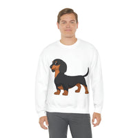 Dachshund Unisex Heavy Blend™ Crewneck Sweatshirt, S - 2XL, 14 Colors, Cotton/Polyester, Medium Fabric, FREE Shipping, Made in USA!!