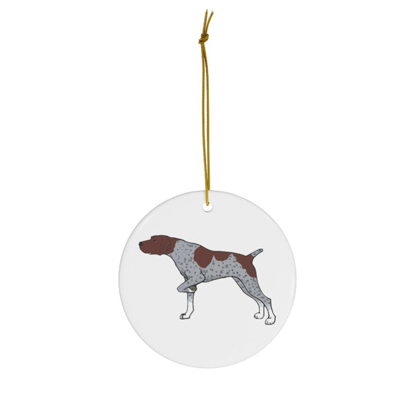 German Shorthaired Pointer  Ceramic Ornaments