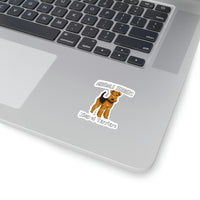 Airedale Terrier Kiss-Cut Stickers, 4 Sizes, FREE Shipping, Made in USA!!