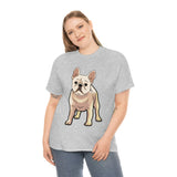 French Bulldog Unisex Heavy Cotton Tee, S - 5XL, 12 Colors, Light Fabric, FREE Shipping, Made in USA!!