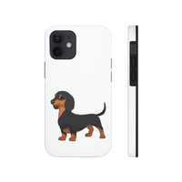 Dachshund Case Mate Tough Phone Cases, Impact Resistant, Wireless Charging, FREE Shipping, Made in USA!!