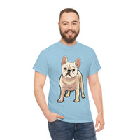 French Bulldog Unisex Heavy Cotton Tee, S - 5XL, 12 Colors, Light Fabric, FREE Shipping, Made in USA!!