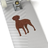 Vizsla Kiss-Cut Stickers, 4 Sizes, White or Transparent, FREE Shipping, Made in the USA!!