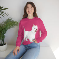 West Highland White Terrier Unisex Heavy Blend™ Crewneck Sweatshirt, S - 5XL, Cotton/Polyester, FREE Shipping, Made in USA!!