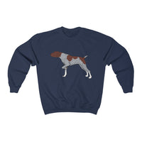 German Shorthaired Pointer Unisex Heavy Blend Crewneck Sweatshirt