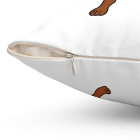 Rhodesian Ridgeback Spun Polyester Square Pillow, Double Sided Print, Polyester Cover and Pillow, FREE Shipping, Made in USA!!