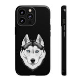 Siberian Husky Tough Cell Phone Cases, 33 Types of Cases, 2 Layer Case, Impact Resistant, FREE Shipping, Made in USA!!