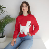 West Highland White Terrier Unisex Heavy Blend™ Crewneck Sweatshirt, S - 5XL, Cotton/Polyester, FREE Shipping, Made in USA!!