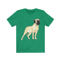 Mastiff Unisex Jersey Short Sleeve Tee, S-3XL, 17 Colors Available, Soft Cotton, Made in the USA!!