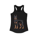 Doberman Pinscher Women's Ideal Racerback Tank