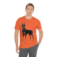 Doberman Pinscher Unisex Jersey Short Sleeve Tee